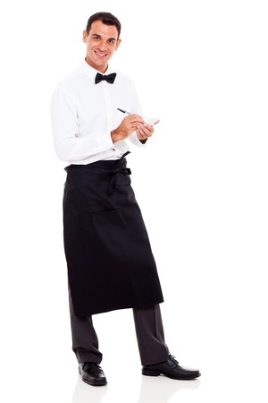 123 friendly male waiter