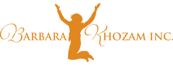 Barbara Khozam Inc. Logo Orange Barbara Khozam Inc. Logo Orange