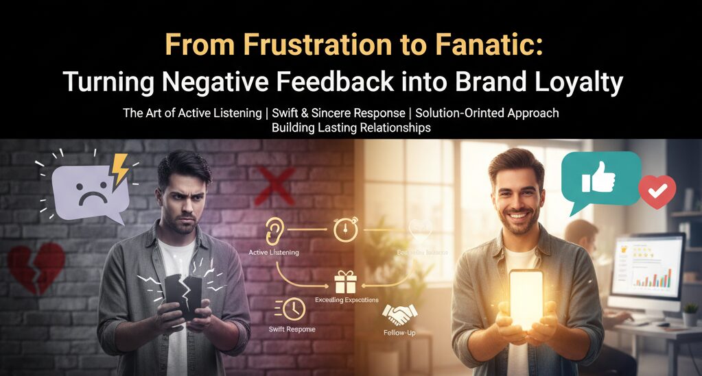 From Frustration to Fanatic: Turning Negative Feedback into Brand Loyalty